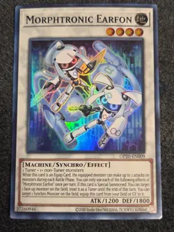 1 x Morphtronic Earfon - OP20-EN009 - Super Rare - Unlimited Edition Near Mint, - Image 1