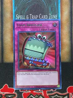 Yugioh Toon Briefcase DLCS-EN080 Ultra Rare 1st Ed GREEN NM - Image 1