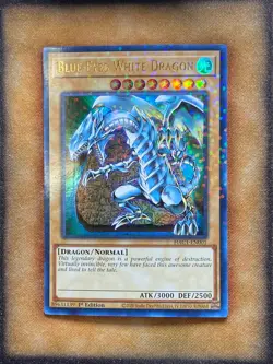Yugioh Blue-Eyes White Dragon HAC1-EN001 Ultra Rare 1st Ed NM - Image 1