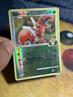 Scizor 48/111 Reverse Holo Uncommon Rising Rivals Platinum Pokemon TCG Card - Image 3
