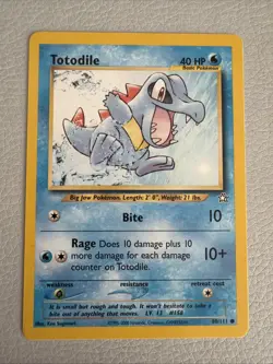 Pokemon TCG Totodile 80/111 Neo Genesis NM - Image 1
