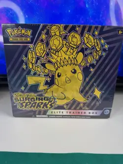 Pokemon Scarlet & Violet Surging Sparks Elite Trainer Box Pikachu Magneton - Image 1
