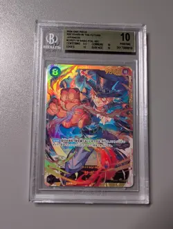One Piece Card Game OP07-118 Sabo Japanisch SEC BGS 10 Pristine POP 42 - Image 1