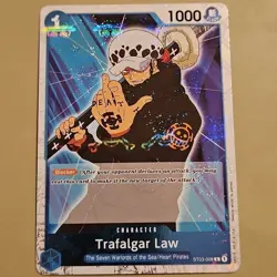 Trafalgar Law ST03-008 (Jolly Roger Holo) Premium Booster (PRB-01) One Piece TCG - Image 1