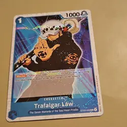 Trafalgar Law ST03-008 (Jolly Roger Holo) Premium Booster (PRB-01) One Piece TCG - Image 2