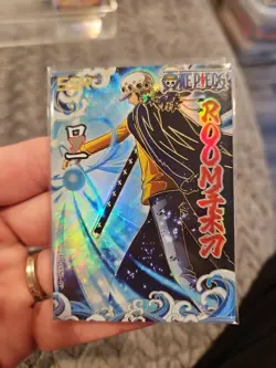 One Piece Trading Card Trafalgar Law Manga Collector Thick Card Stock Holo SSR - Image 1