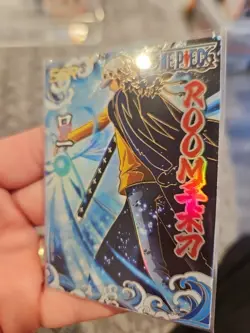 One Piece Trading Card Trafalgar Law Manga Collector Thick Card Stock Holo SSR - Image 2