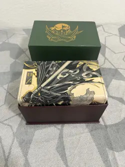 One Piece CCG Roronoa Zoro Green Plastic Deck Box with Pirate Logo - Image 2
