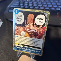 Thank You...for Loving Me!! Rare (R) OP08-053 Two Legends English Foil - Image 1