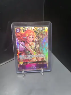 One Piece TCG NAMI Parallel Rare PRB-02 012 R Star Alt Art Japanese - Image 1
