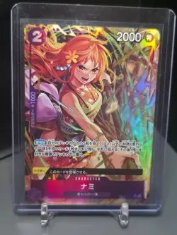 One Piece TCG NAMI Parallel Rare PRB-02 012 R Star Alt Art Japanese - Image 2