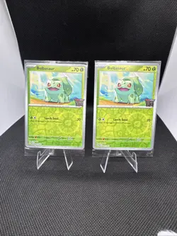 Bulbasaur Best Buy Exclusive 151 Stamped Promo Reverse Holo Card - Image 2