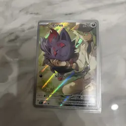 Pokemon TCG N's Zorua Black Star Promo Card 189 Journey Together ETB - Image 1