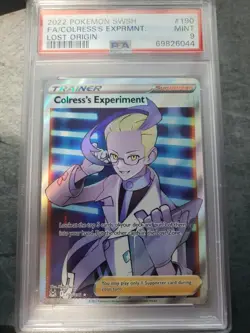 Colress's Experiment 190/196 Lost Origin PSA 9 Pokemon Card - Image 1