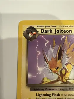 Dark Jolteon Team Rocket 38/82 Pokemon Card LP - Image 2