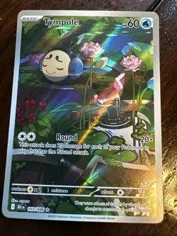 Pokemon TCG SV Black Bolt Illustration Rare Card Tympole 103/086 English NM - Image 1