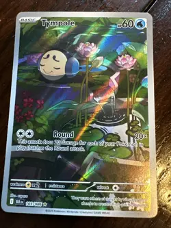 Pokemon TCG SV Black Bolt Illustration Rare Card Tympole 103/086 English NM - Image 2