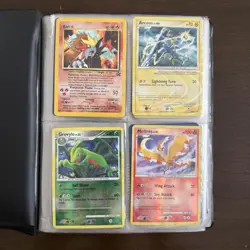 HUGE Pokemon 112 Card Collection Lot Platinum Rising Rivals Binder EX HALO RARES - Image 3