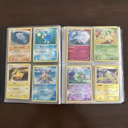 HUGE Pokemon 112 Card Collection Lot Platinum Rising Rivals Binder EX HALO RARES - Image 5
