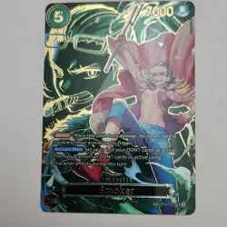 Bandai Smoker OP10-030 SR Foil SP Banish 7000 Power One Piece CCG Card - Image 1