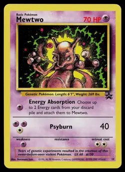 Pokemon Card - Mewtwo Wizards Black Star Promos 14 Promo - Image 1