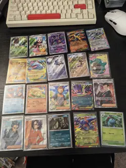 Pokemon TCG 40 Card Lot Holo Full Art English - Image 1