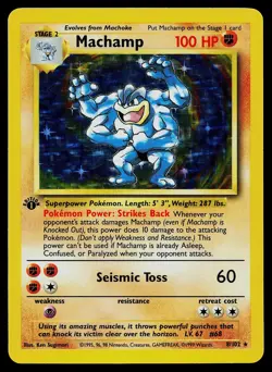 Pokemon Card - Machamp Deck Exclusives 8/102 Holo Holo Rare - Image 1