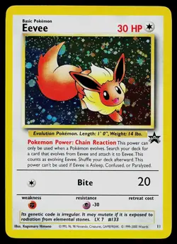 Pokemon Card - Eevee Wizards Black Star Promos 11 Holo Promo - Image 1