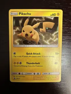 Pikachu SM227 Black Star Promo Pokemon Card - Image 1