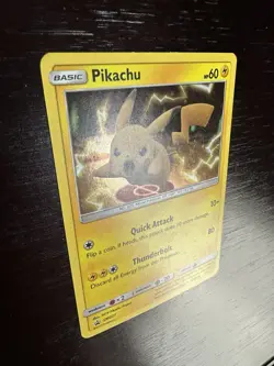 Pikachu SM227 Black Star Promo Pokemon Card - Image 2