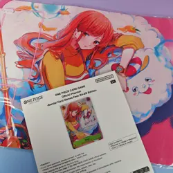 ONE PIECE CARD GAME OFFICIAL PLAYMAT BANDAI CARD GAMES FEST 24-25 EDITION ZEUS - Image 1