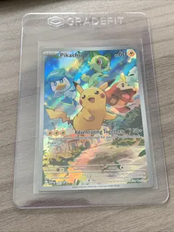 Pokemon Pikachu TCG Black Star ETB Promo Card 2023 SVP027 Paldea Evolved - Image 1