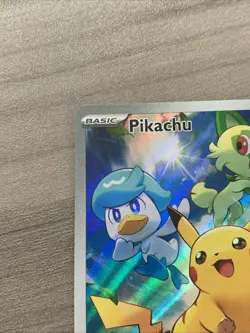 Pokemon Pikachu TCG Black Star ETB Promo Card 2023 SVP027 Paldea Evolved - Image 3