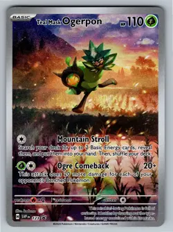 Teal Mask Ogerpon Promo SV: Scarlet & Violet Promo Cards 123 NM - Image 1