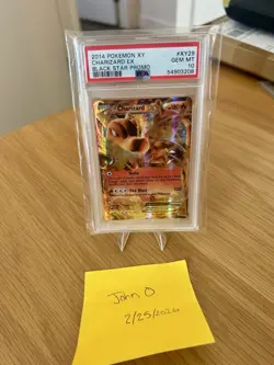 Pokemon TCG Charizard EX XY29 Black Star Promo Holo Card - Image 1