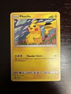Pikachu SM206 Black Star Promo Pokemon Card - Image 1