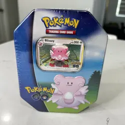 Pokemon GO Blissey Tin Set TCG New Cards Packs - Image 1