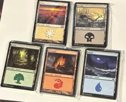 200x Magic the Gathering Basic Land Cards Lot - 40 of each type - MTG - Image 2