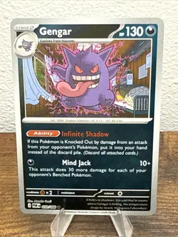Gengar 050/088 Me03: Perfect Order Reverse Holo Pokemon English Card NM - Image 1