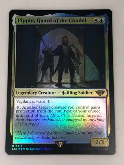 LTR Pippin Guard of the Citadel foil rare creature NM MTG LOTR Lord of the Rings - Image 1