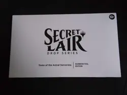 MTG Secret Lair Tome of the Astral Sorceress Foil Edition SEALED - Image 1