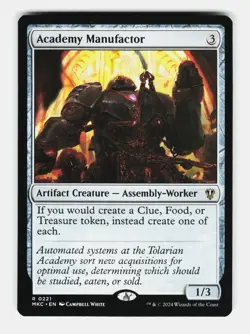 MTG: Academy Manufactor | Commander: Murders at Karlov Manor 221 NM - Image 1
