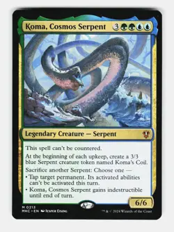 MTG: Koma, Cosmos Serpent | Commander: Murders at Karlov Manor 213 NM - Image 1