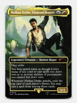 MTG: Nathan Drake, Treasure Hunter | Secret Lair Drop Series 2216 NM - Image 1