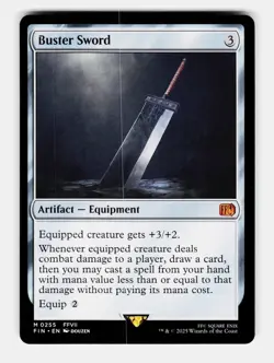 MTG: Buster Sword | FINAL FANTASY 255 NM - Image 1