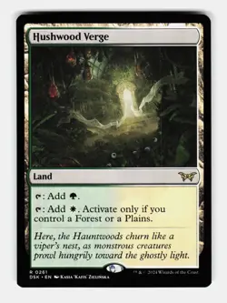 MTG: Hushwood Verge | Duskmourn: House of Horror 261 NM - Image 1