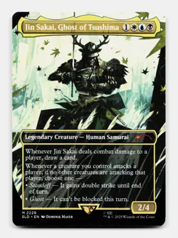MTG: Jin Sakai, Ghost of Tsushima | Secret Lair Drop Series 2226 NM - Image 1