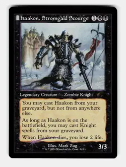 MTG: Haakon, Stromgald Scourge (Retro Frame) FOIL | Secret Lair Drop Series 843 - Image 1