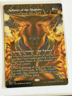 Splinter of the Shadows // Ashcoat of the Shadow Swarm Borderless PZA 6 - Image 1