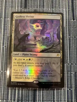 Godless Shrine - Edge of Eternities - FOIL - UNPLAYED - NM - MTG - Image 1